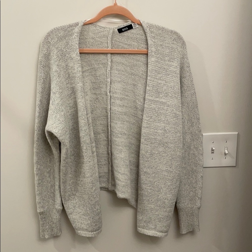 White/Grey Cardigan